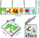 OKOOKO Black and White High Contrast Soft Baby Books 2PCS Washable Tummy Time Toy Crib Stroller Toy Montessori Sensory Toy Early Education for Newborn Baby Infant 0-6 6-12 Months by TinyTreasures Baby Boutique