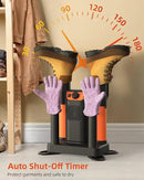 Boot Dryer Shoe Dryer, Glove Dryer & Boot Warmer with Heat Blower, Ski Boot Dryer with Adjustable Tubes & Timer, Ultra Silent, Quick Drying for Work Boots, Ski Boots, Sneakers, Gloves, Hats, Helmets by CozyNest Decor