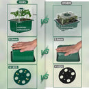 Self-Watering Seed Starter Tray - Kit with Grow Light and Humidity Dome, 6-Pack 72-Cell Plant Seedling Tray,Reusable Plastic Germination Trays for Indoor Gardening Seeds Growing Starting by GreenHaven Gardens