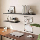 Wall Shelf Set of 2,Dark Wood Floating Shelves 30 in W x 10 in D x 1 in H, Wooden Floating Wall Shelf with Invisible Brackets for Living Room/Bedroom/Bathroom/Kitchen Storage and Decor by CozyNest Decor