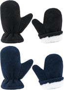 BAVST Baby Toddler Winter Mittens Girls Warm Fleece Lined Gloves Kids Sherpa Lined Mittens for Boys by TinyTreasures Baby Boutique