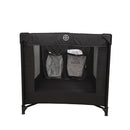 Pamo Babe Portable Crib Baby Playpen with Mattress and Carry Bag (Black) by TinyTreasures Baby Boutique
