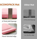 ACOMOPACK Baby Play Mat for Floor,1.3" Thick Memory Foam Area Rug for Living Room,Soft Velvet Crawling with Non-Slip Bottom for Kid,Toddler,39"×59" Tummy Time Nursery Rugs,Yoga（Pink） by CozyNest Decor