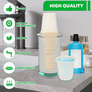 3 oz Compostable Disposable Bathroom Mouthwash&Rinse Cups,100pcs Small Snack Cups for Kids,Mini Drinking Cups for Party,Office, Picnic, BBQ by GreenHaven Gardens
