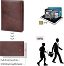 Polare Luxury RFID Blocking Leather Passport Holder Travel Wallet For Men and Women (Coffee) by TinyTreasures Baby Boutique
