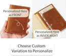 HIFA Leather Passport Holder, Handmade Passport Cover with Card and Ticket Slot - Genuine Leather, Elegant Design, Easy Access - Passport Case, Passport Wallet, Passport Holder by TinyTreasures Baby Boutique