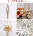 Pony River Hanging Fruit Basket, 3 Tier Cotton Macrame Produce Basket for Kitchen, Indoor Planter Hangers. by CozyNest Decor