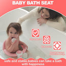Baby Bath Seat, Bath Seat for Baby 6 Month & up, Baby Bath tub Seat with Suction Cups, Non-Slip, Detachable, Pink by TinyTreasures Baby Boutique