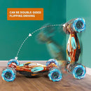 RC Car Gesture Hand Gesture Sensing RC Stunt Double-Side Flip 360° All-Round Rotation Drift Twist Car with Light Music for Boys Kids Birthday Xmas Gift by TinyTreasures Baby Boutique