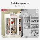 Treesland 55 Inch Large Kids Toy Storage Organizer, Kids Bookshelf Bookcase, Toy Storage Cabinet for Playroom, Bedroom Nursery by CozyNest Decor