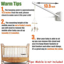 Crib Mobile Wooden Arm, Wall Mounted Suitable for All Cribs 100% Natural Larch Hanger Nusery Decor Baby Room Safe Holder(Mobile is not Included by CozyNest Decor