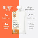 Serenity Kids Certified Organic Baby Food Veggie Puree Pouches Variety Pack - 18 x 3.5 oz for 6+ Months - No Added Sugar & Allergen Free - BPA-Free Packaging - Baby Food Pouches - Pouches Toddler by TinyTreasures Baby Boutique