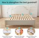 Baby Bed Rail Guard for Toddlers - 35.4" Toddler Bed Rails for Crib,Twin,Full, Queen Bunk Size Bed Swing Down Bedrail Extral Tall Child Safety Side Railing Guards for Kids by TinyTreasures Baby Boutique