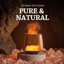 2-in-1 Ultrasonic Aromatherapy Diffuser: Essential Oil Diffuser & Himalayan Salt Lamp, Quiet Scent Diffusers for Home with Cool Mist and Timer Settings by TinyTreasures Baby Boutique