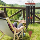 Wind Chimes for Outside, Memorial Wind Chimes with 6 Long Metal Tubes, Sympathy Wind Chime with Sound, Perfect for Garden, Patio and Yard by CozyNest Decor