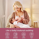 Wearable Breast Feeding Pump Portable, Electric Breast Pump Hands Free with 4 Modes &12 Levels,Strong Suction, LED Display, 24mm Sealed Flange,2 Pack by TinyTreasures Baby Boutique