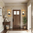 Wall Sconce Light,Bear Metal Cream Parchment Farmhouse Wall Sconces Set of Two,Rustic Black Matte Hallway Sconces Wall Lighting,Vintage Wall Mount Lamp,Wall Lights for Living Room,Bedroom by CozyNest Decor