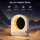 Sunrise Alarm Clock, White Noise Machine & Meteor Moonlight - 10 Soothing Sounds, Dual Alarms, 30/60/90min Timer, Easy Snooze - Bedroom Gift for Insomnia Adults/Women - White by TinyTreasures Baby Boutique