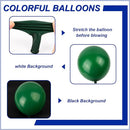 140pcs Night Green Round Balloons Different Sizes 18 12 10 5 Inch Latex Balloons for Arch Decoration Party Balloon Kit for Graduation Birthday Party Wedding Balloon Baby Shower Decoration by TinyTreasures Baby Boutique