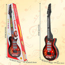 M SANMERSEN Kids Guitar Toddler Toys Guitar for Kids 3 4 5 Year Old Electric Musical Toy Guitars with 4 Strings Strap Light Up Boys Girls Gifts by TinyTreasures Baby Boutique