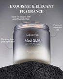 M&SENSE Sage Citrus Scented Candles for Men, 2 Wick 11.6oz Slow Burn 70 Hours Large Natural Soy Wax Clean Candle, Black Candle Luxury Manly Candles Home Fragrance Holiday Candle for Him by CozyNest Decor