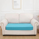 hyha Waterproof Couch Cushion Covers, Stretch Sofa Couch Seat Slipcover for Dog Washable, Non-Slip Waterproof Outdoor Cushion Covers for Patio Furniture Replacement (1 Piece for Medium, Peacock Blue) by CozyNest Decor