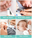 Baby Healthcare and Grooming Kit, Safety Newborn Nursery Baby Care Kit, with Hair Brush Comb, Nail Clipper, Thermometer, Pacifier Clip, Baby Registry Search, Baby Girl Boy Newborn Essentials by TinyTreasures Baby Boutique