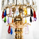HDCRYSTALGIFTS 50pcs 38mm Crystal Icicle Pendant Chandelier Prisms Drops Lamp Candle Holders Curtain DIY Parts(Multi-Color) by GreenHaven Gardens
