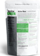 Rockin' Green Laundry Detergent, Plant based, All Natural Laundry Detergent Powder, Vegan and Biodegradable Odor Fighter, Safe for Sensitive Skin (Active Wear 90 Loads - AC/DSea Breeze) by TinyTreasures Baby Boutique