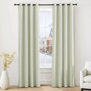 NICETOWN Farmhouse Blackout Curtains 84 Inch Length for Living Room, Grommet Thermal Insulated Window Treatment Drapes for Bedroom, Light Beige Plylux Curtains for Patio Glass Door, 1 Pair, 52 X 84 by TinyTreasures Baby Boutique