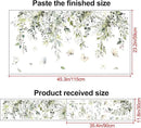 Amaonm Creative Removable Rainforest Plants Wall Decals Hanging Green Leaves and Vines Wall Stickers 3D Home Wall Corner Background Decoration Decor for Kids Girls Bedroom Nursery Offices Living Room by CozyNest Decor
