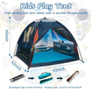Magnetic Kids Play Tent - 61'x61'x45' Imaginative Popup Dome Playhouse for Kids Indoor/Outdoor Fun - Observatory Space Theme by TinyTreasures Baby Boutique