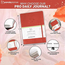 Panda Planner Pro 2025-2026 – Daily, Weekly & Monthly Planner for Productivity – Large 8.5x11 Undated Day Planner, Goal Planner, Project Organizer & Habit Tracker Notebook – Orange by TinyTreasures Baby Boutique