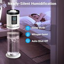 2.1 Gal Humidifiers for Bedroom Large Room, 4 Levels Cool Mist Humidifier with Clear Tank, 7 Color Lights Essential Oil Diffuser with 16H Timer, Top Fill Air Humidifier for Home Plants Office by TinyTreasures Baby Boutique