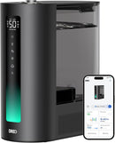 Dreo 6L Humidifiers for Bedroom, Smart Warm & Cool Mist for Large Room, 60Hr Quiet Runtime for Baby, Plant, Humidity Sensor, Indicator Light, 12H Timer, Google/Alexa, Black by TinyTreasures Baby Boutique