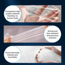 ZCHENBS® – Mattress Bags for Moving and Storage,Mattress Bag with Zippers,5 Mil Ultra-Thick Bed Bag,Waterproof,Anti-Tear,Heavy-Duty Mattress bag (Transaparent/Blue, Crib-(1 Pack)) by TinyTreasures Baby Boutique