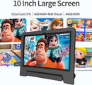 JREN Tablet for Kids｜10 Inch Kids Tablet Android 14｜Octa-core｜64GB｜WiFi ｜Bluetooth｜Parental Control｜Children Content｜Children Toddler Black by TinyTreasures Baby Boutique