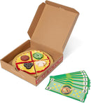 Melissa & Doug Top & Bake Wooden Pizza Counter Play Set (41 Pcs) - FSC Certified by TinyTreasures Baby Boutique