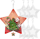 Sublimation Wind Spinner Blanks, 6 Pack 10 Inch 3D Aluminum Metal Hanging Wind Spinner Bulk for Garden Yard Outdoor, Window Porch Decoration for Heat Press Transfer DIY by GreenHaven Gardens