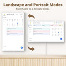 32" Digital Calendar Chore Chart – 1080P Full HD Interactive Touchscreen, Smart Family Planner, Hearth Display Digital Wall & Desk Mountable for Seamless Scheduling by TinyTreasures Baby Boutique