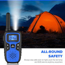 Wishouse Walkie Talkies for Adults Long Range-Rechargeable 4 Pack 2 Way Radios, Hiking Accessories Camping Gear Xmas Birthday Gift for Kids Family with Lamp,SOS Siren,NOAA Weather Alert,Easy to Use by TinyTreasures Baby Boutique
