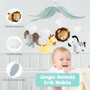 Animals Crib Mobile for Boys & Girls - Safari Baby Mobile for Crib with Upgraded 3-Mode Music Box, Nursery Mobiles, Fits Standard Cribs by TinyTreasures Baby Boutique