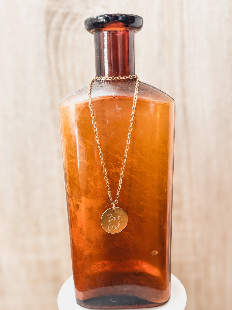 Beautiful But God Necklace - Gold or Silver