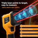 Industrial Infrared Thermometer Gun, 50:1 D:S Ratio, -58°F-3992°F, Triple Laser, High Precision Temp Gun for Kiln, Engine, HVAC, BBQ, Industrial Inspection by TinyTreasures Baby Boutique