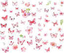 Glow in The Dark Butterfly Flower Wall Decals Glowing Luminous Butterflies Removable Self-Adhesive Wall Stickers for Girls Bedroom Nursery Living Room Decor 4 Sheets (Butterfly 2) by CozyNest Decor