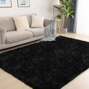 Black Rug, 6x9 Area Rugs for Living Room, Soft Plush Area Rugs for Bedroom, Non-Slip Indoor Carpet for Nursery, Study Room, Kids Room, Room Decor by TinyTreasures Baby Boutique