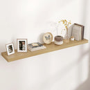 Floating Shelves for Wall, Large Wall Mounted Shelves with Invisible Brackets, Long Wood Floating Shelf for Living Room, Bedroom, Kitchen, Bathroom (Oak, 55" W x 9" D x 1.5" H) by TinyTreasures Baby Boutique