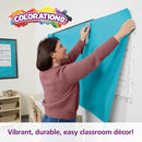 Colorations Arts and Crafts Paper Roll - 36" x 1000', Aqua, Dual Surface, Markers, Finger Paints, Painting, Watercolors, Acrylic Paints, Wall Art, Bulletin Board Paper, Kids Crafts (Item