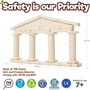 Taksa Toys Ancient Greek Facade Stem Toys Unique Educational Stackable Building Blocks, for Kids Ages 7 8 9 10+ Years Old, Indoor Architectural Kit Learning Games, Montessori Toys for Children, 55 Pcs by TinyTreasures Baby Boutique
