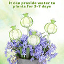 4 PCS Plant Self Watering Globes 8.9 Inch Plant Watering Devices Colorful Glass Glass Watering Bulbs for Indoor Outdoor Plants by GreenHaven Gardens